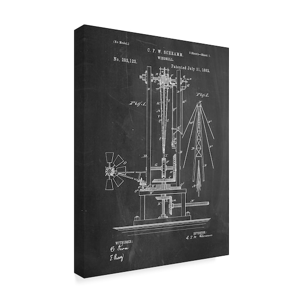 Cole Borders 'Mechanics 1' Canvas Art,18x24